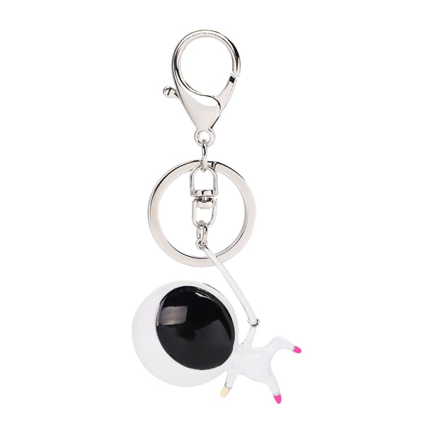 1pc exquisito llavero colgante llave decoración bolsa accesorio colgante para decoración (blanco)