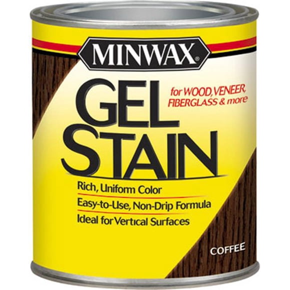 The Minwax 211172 Coffee Gel Wood Stain - 0.5 in.