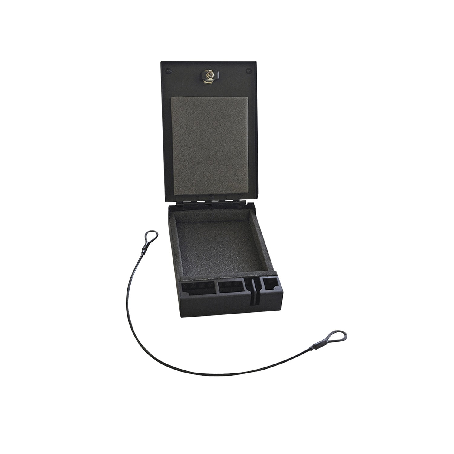 Tuffy Security Fire Resistant Travel Safe with Combination Lock, 10" x 8" x 4", Black