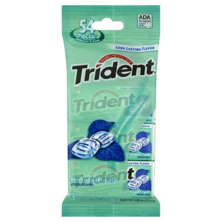 Trident Minty Sweet Twist Sugar Free Gum- 3 PK