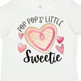 thumbnail image 4 of Inktastic Pop Pop's Little Sweetie with Pink Heart Cookie Boys or Girls Toddler T-Shirt, 4 of 5