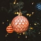thumbnail image 4 of Juego de 6 bolas de Navidad de 6 cm con purpurina blanca y roja para colgar en el árbol de Navidad, adornos navideños para el hogar, 4 of 5