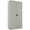 Light Gray, variant on Lorell Steel Wardrobe Storage Cabinet 36" x 18" x 72" - 2 x Shelf(ves) - Durable, Welded, Recessed Handle, Removable Lock, Locking System, Adjustable Shelf - Light Gray - Steel - Recycled