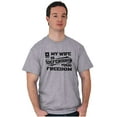 thumbnail image 3 of US Army Logo Wife Defending Freedom Men's Graphic T Shirt Tees Brisco Brands L, 3 of 4
