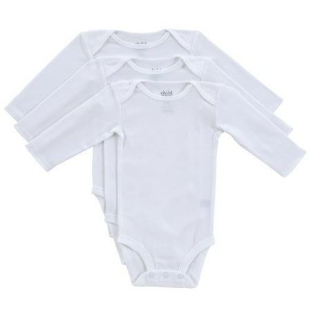 Child Of Mine Com 3pk Ls White Bs