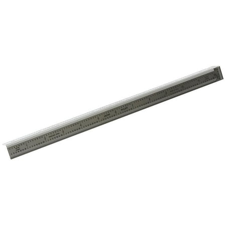 12" Precision Bent Edge Rule