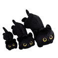 thumbnail image 4 of Sweet Mu Cheng-Large Black Gray Cat -20 ''/28 '' Cat - Cute Stuffed Animal Pillow Toy, 4 of 5