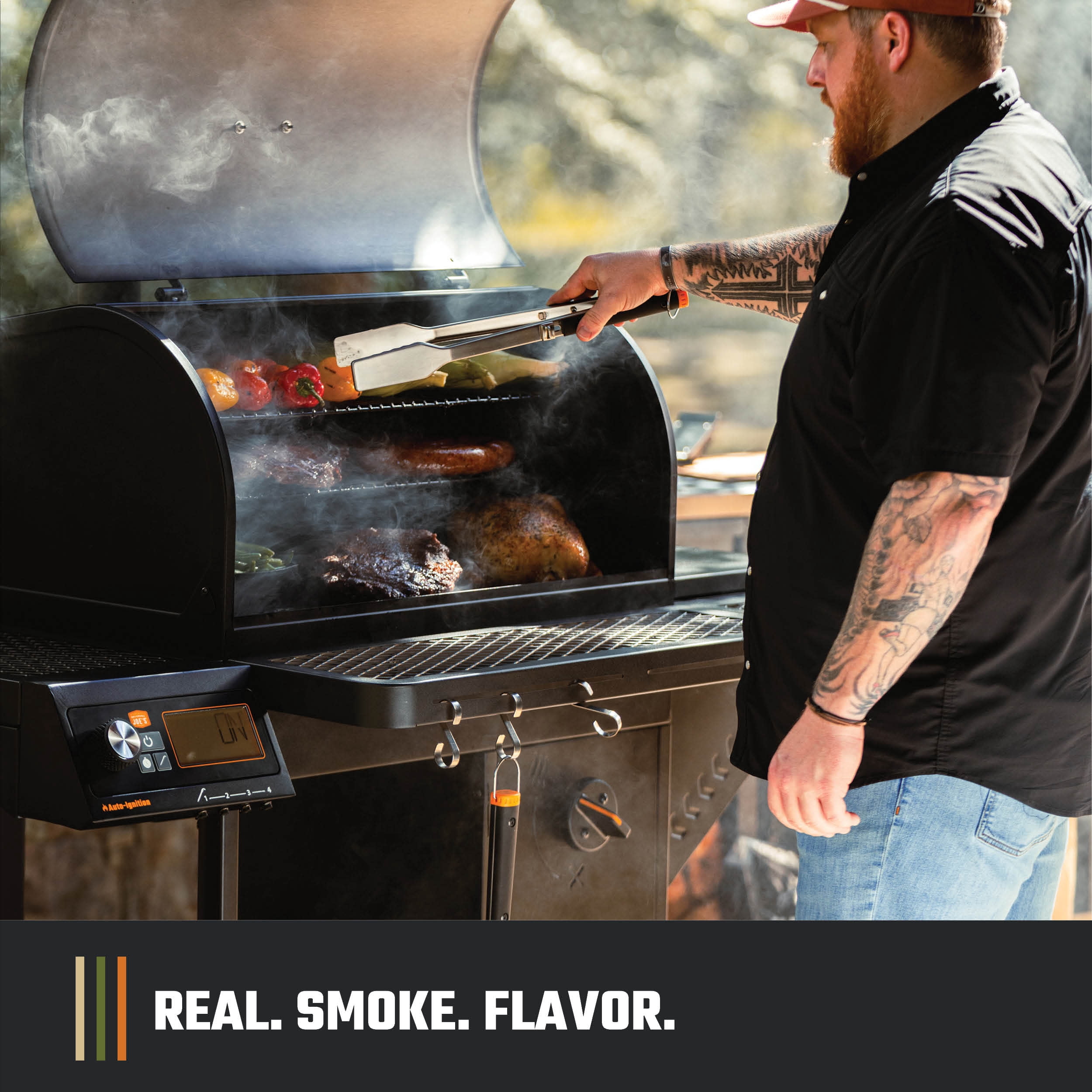 Oklahoma Joe's® Tahoma® 1200A DLX Auto-Feed Charcoal Smoker & Grill + Wi-Fi®