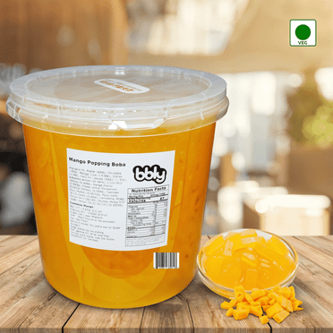 BBLY Mango Popping Boba – Tropical & Juicy Burst of Flavor 🥭✨