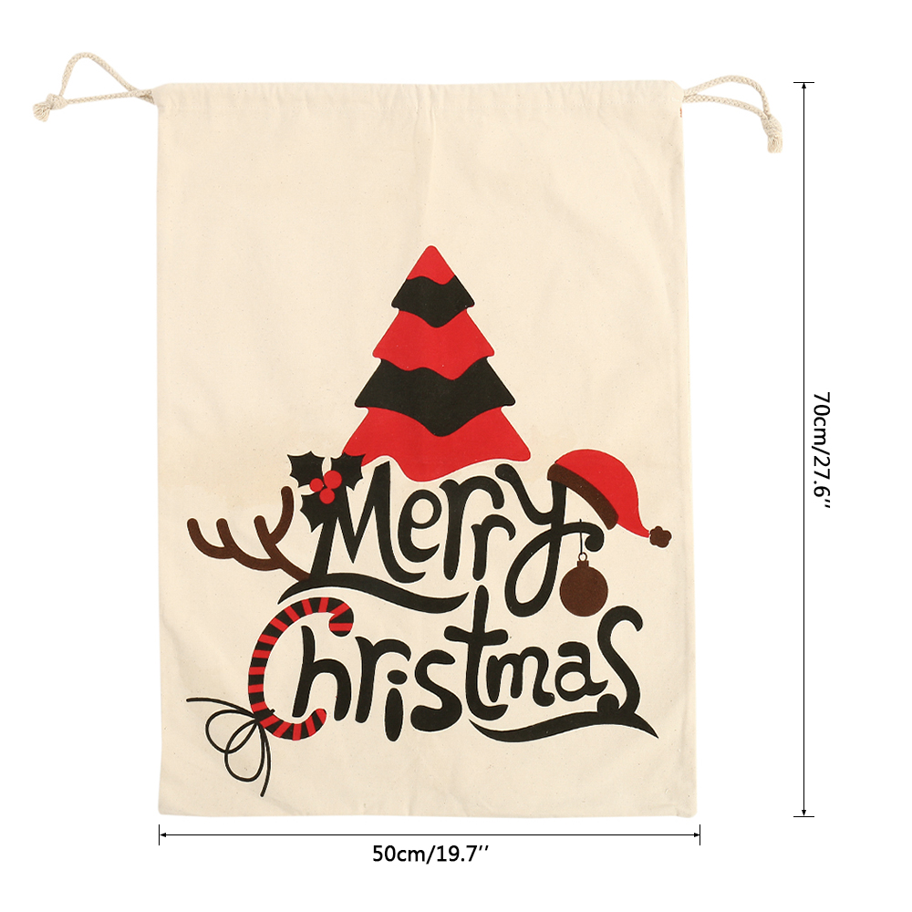 MISSPRINTED HIGH QUALITY EXTRA LARGE HESSIAN JUTE CHRISTMAS PRESENT SANTA SACK