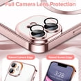 thumbnail image 4 of 2-in-1 Entronix Bundle for iPhone 11, Magnetic Clear Case 1 Screen Protector, Rose, 4 of 8