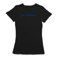 thumbnail image 1 of For Real Geeks Graphic Quote Women's Black T-shirt, 1 of 1