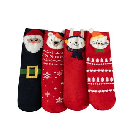 

Cptfadh Women s Cartoon Floor Socks Thicken Warm Non-slip Sleeping Socks Slippers Socks