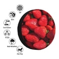 thumbnail image 4 of Fotbe Strawberry Red Funda de Llanta de Repuesto con Estampado, Engrosada, Ajuste Universal para Jeep, Remolque, RV, SUV, Camión-16 inch, 4 of 6