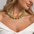 thumbnail image 2 of NICKSUN Colorful Chunky Necklaces for Women Trendy Multicolor Large Square Resin Beads Necklace Boho Chunky Statement Choker Necklaces Y2K Summer Jewelry, 2 of 8
