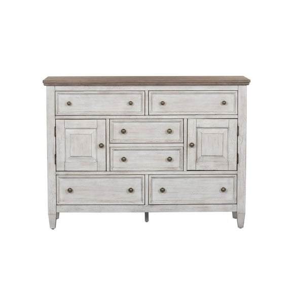Heartland White 2 Door 6 Drawer Chesser