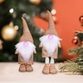 thumbnail image 5 of XWSHYW Decoraciones para El Hogar Decoraciones Gnomos Pie Iluminado con Patas Retráctiles con Nariz Brillante y Lindos Ojos Iluminados Regalo Navideño para Decoración de Escritorio, 5 of 5