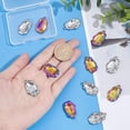 thumbnail image 3 of 12Pcs 2 Colors 304 Stainless Steel Pendants Pendant Metal Charms Rainbow Color Pendant Hole 2mm for Braclet Necklace Earring Jewelry Making Mixed Color, 3 of 7