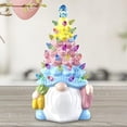 thumbnail image 1 of Pink Bunny Tree Easter Decorations, Pre-lit Artificial Tabletop Tree with Bunny Ears, Indoor Spring Home Bedroom Office Décor Tabletop Resin Rabbit Tree Easter Table Decorations (A) A A, 1 of 5