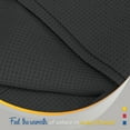 thumbnail image 5 of Color Sense 100% Cotton Waffle Weave Throw Blanket- Lightweight, Soft and Warm for Couch, Sofa and Bed- King (90"X108") Dark Gray, 5 of 7