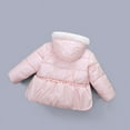 thumbnail image 2 of BULLPIANO 12M-6T Toddler Girls Winter Fleece Coats & Jackets Kids Padded Hooded Puffer Coat Outwear, 2 of 7