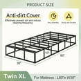 thumbnail image 6 of Lutown-Teen 10 Inch Twin XL Box Spring High Profile, Heavy Duty Metal Box Spring Twin XL Bed Base with Fabric Cover, Mattress Foundation, Noise Free, Easy Assembly, 6 of 6