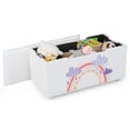 thumbnail image 1 of Costway Banc de Rangement Rembourré pour Enfants Coffre à Jouets Polyvalent Repose-Pieds avec Couvercle, 1 of 10