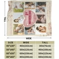 thumbnail image 3 of Best Mom Photo Custom Blankets With Photos And Name, Mom Christmas Photo Gift, Personalized Mom Birthday Gifts, We Love You Mom Blanket, 3 of 6