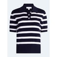 thumbnail image 6 of Free Assembly Women's and Women's Plus Polo Sweater with Short Sleeves, Lightweight, Sizes XS-4X, 6 of 6