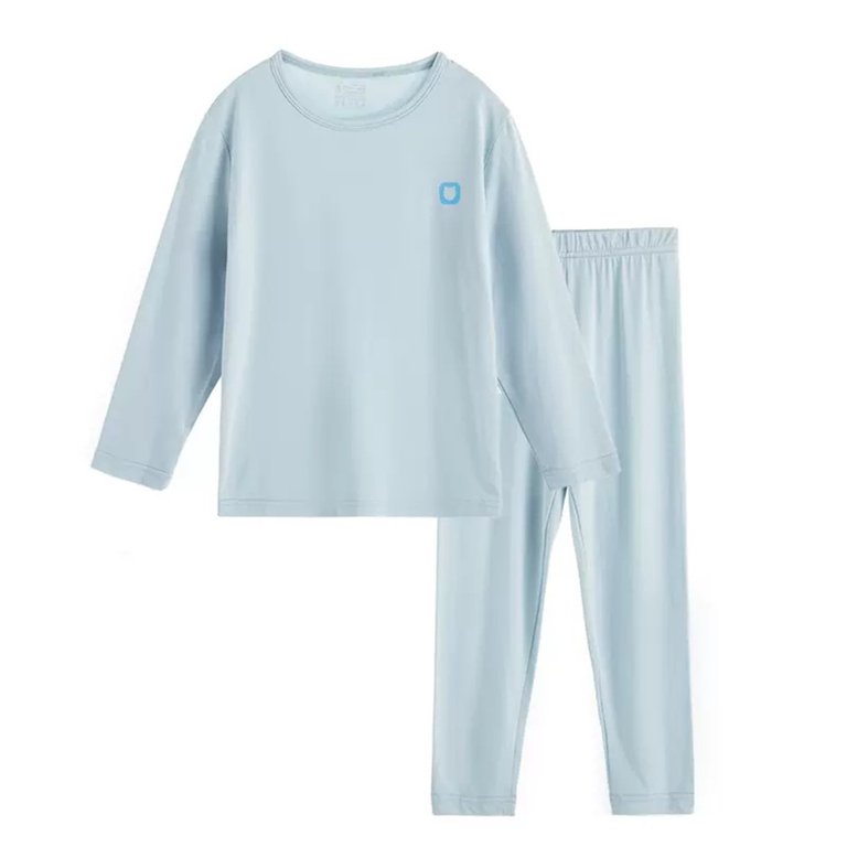  Kids Girls Long Sleeve Modal Sleepwear Pajamas 2pcs