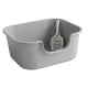 thumbnail image 1 of Cuenco para arena para gatos con lados altos, arenero para gatos, antiadherente, semicerrado, para mascotas Gris, 1 of 9