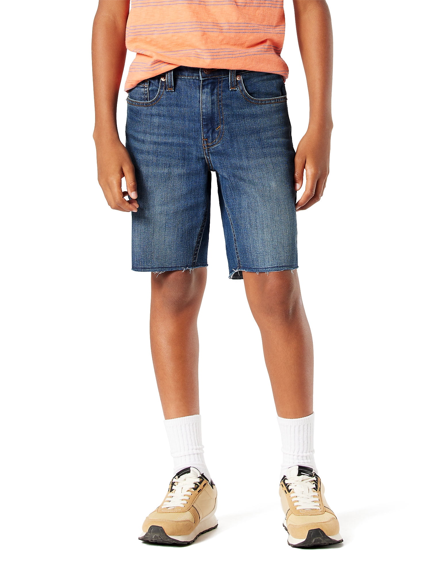 Signature By Levi Strauss & Co. Boys Denim Cut Off Short, Sizes 4-18