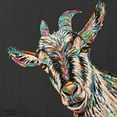 thumbnail image 2 of Vitaletti, Carolee 20x20 Black Ornate Wood Framed with Double Matting Museum Art Print Titled - Custom Funny Goat I, 2 of 4