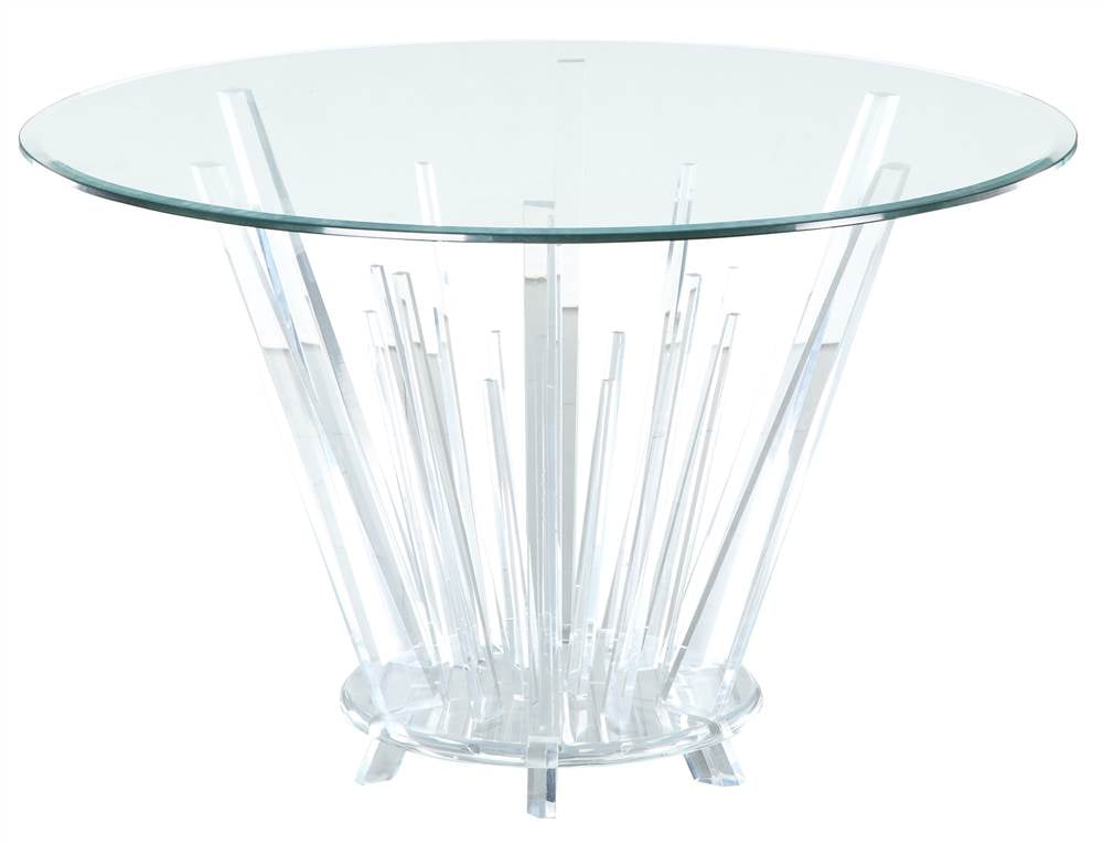acrylic base dining room table