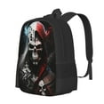 thumbnail image 2 of DouZhe Lightweight Backpack, Fantasy Death Skull Skeleton Prints Travel Outdoor Hiking Bag School Bookbag Casual Daypack Backpacks for Women Men, 2 of 7