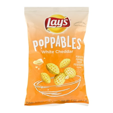 Lay's Potato Snacks Poppables White Cheddar, 2.0 OZ - Walmart.com