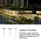 thumbnail image 3 of Advancent Luces de diseño de modelo, lámparas de jardín de cabezales, escala, paisaje, farola en miniatura, patios, tren, ferrocarril, Artesanía Verde (1:150) (Blanco), 3 of 6
