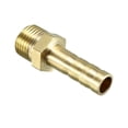 thumbnail image 3 of Brass Barb Hose Fitting Connector Adapter 6mm Barb x G1/8 Male Pipe 5pcs, 3 of 5