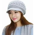 thumbnail image 2 of Winter Hats Gloves for Women Knit Warm Snow Ski Outdoor Caps Touch Screen Mittens, 2 of 4