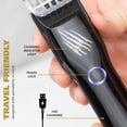 thumbnail image 6 of Manscaper Grizzly Rechargeable Body Hair Trimmer for Men –  Wide Stainless Steel Blade, Waterproof Wet/Dry Mens Body Shaver, 120-Minute Runtime, USB Charging, 6 of 8