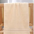 thumbnail image 4 of Onuia Luxury Bath Towels, Ultra Soft Egyptian Cotton Towels, Skin-Friendly Low-Lint Bath Towels for Bathroom, Spa, Gym and Home,Dark Gray,(27.6×55.1 in), 4 of 7