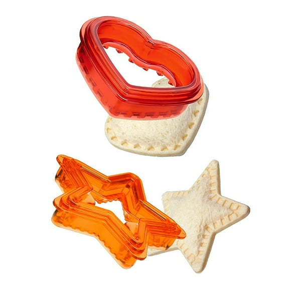 Selladores de sándwich DIY molde de plástico para hacer pan moldes de cocina portátiles para hornear tostadas 3 unids/set sidaley HA004594-00B