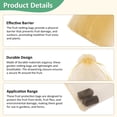 thumbnail image 4 of Uxcell 100 Pack Fruit Protection Bags - 4x6 Inch Fruit Netting Bags with Drawstring Apply to Plants(Golden), 4 of 7