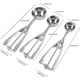 thumbnail image 2 of 3 Pack Ice Cream Scoops with trigger release,Stainless Metal Ice Cream, 2 of 5