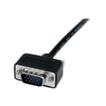 thumbnail image 2 of StarTech.com 6 ft Low Profile High Resolution Monitor VGA Cable HD15 M/M - VGA cable - HD-15 (VGA) (M) to HD-15 (VGA) (M) - 6 ft - molded - black - for P/N: CDP2VGA, CDP2VGAFC, CDP2VGASA, USB31GEVG, VGASPL1VV, 2 of 2