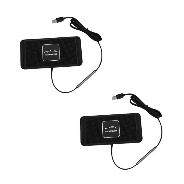2x 5/7,5/10w C1 almohadilla de cargador inalámbrico para coche estación de carga rápida alfombrilla antideslizante