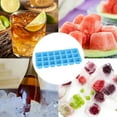 thumbnail image 4 of Vikakiooze Silicone Ice Tray Large 21 Cell Silicone Folding Ice Cell Ice Maker Container Folding Easy Release Ice Block Press Ice Box, 4 of 5