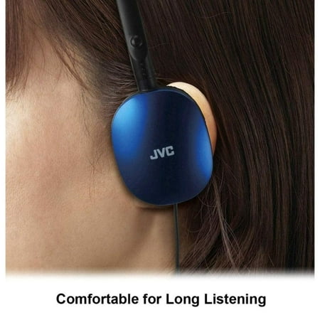 JVC - FLATS Over-the-Ear Headphones - Black