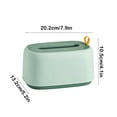 thumbnail image 3 of Spring Paper Towel Holder, Plastic Wall Mounted Tissue Box, for Kitchen, Bathroom, and Living Room, Green, by FAJHHA, 3 of 7