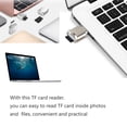 thumbnail image 3 of DKJ USB Type C Card Reader Aluminum Alloy TF Flash Memory Card Reader OTG Adapter for MacBook Windows, 3 of 7